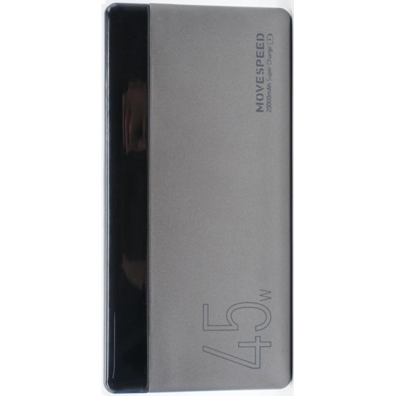 Зовнішній портативний акумулятор Movespeed K20 20000mAh Black 45W