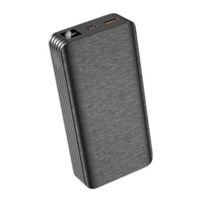 Зовнішній портативний акумулятор XO PR144 20000mAh Black PD20W + QC 3.0 22.5W