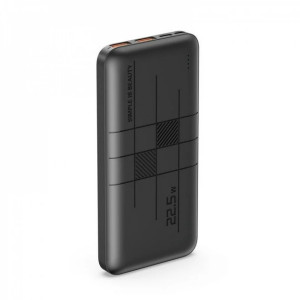 Зовнішній портативний акумулятор XO PR187 10000mAh Black 22.5 W