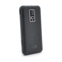 Зовнішній портативний акумулятор Infinity KP-17 10000mAh Black 10W KP 2.1A 4 in 1 LCD