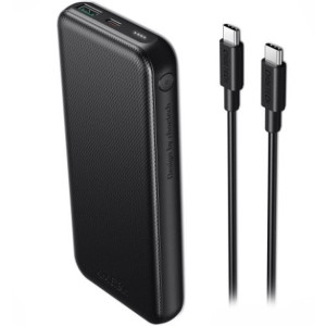 Зовнішній портативний акумулятор Choetech 10000mAh USB-A Black 18W PD QC3.0 (B627-V3-CC-BK)