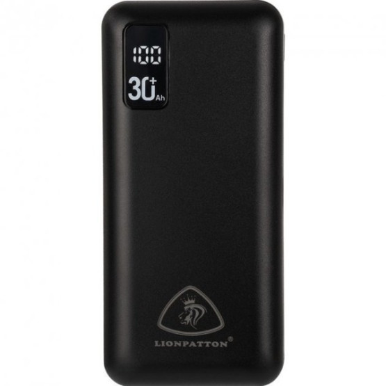Зовнішній портативний акумулятор Lionpatton L25 30000mAh Black