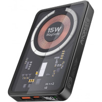 Внешний портативный аккумулятор Promate TransPack-5 5000mAh Black 15W (PD20W QC 22.5W)