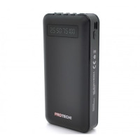 Внешний портативный аккумулятор Protech B05 20000mAh Black White USB+Type-C+micro