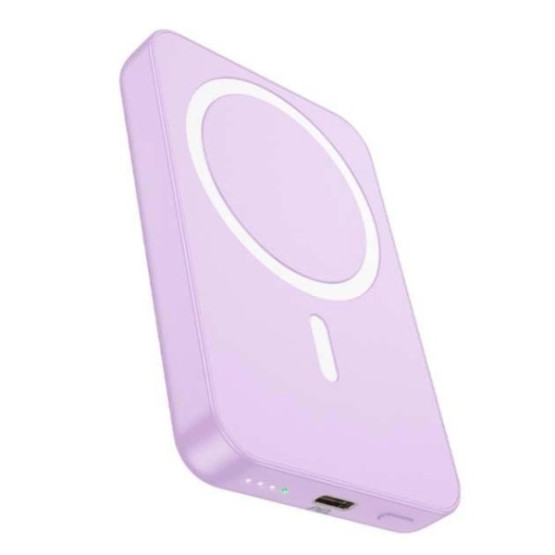 Зовнішній портативний акумулятор Hoco J109 Easy MagSafe 5000mAh Purple