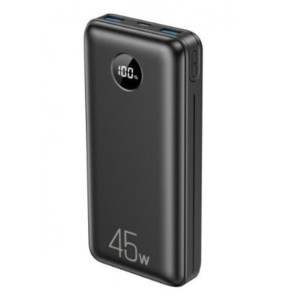 Зовнішній портативний акумулятор XO PR203 20000mAh Black 2USB+Type-C QC&PD3.0 45W
