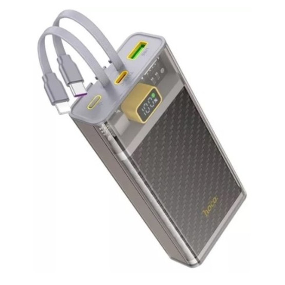 Зовнішній портативний акумулятор Hoco J104A Gray 20000 mAh 22.5W