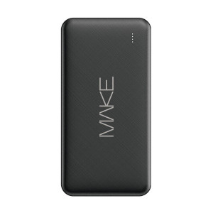 Зовнішній портативний акумулятор Make MPB-205BK Black 20000 mAh 10W 2A+2A