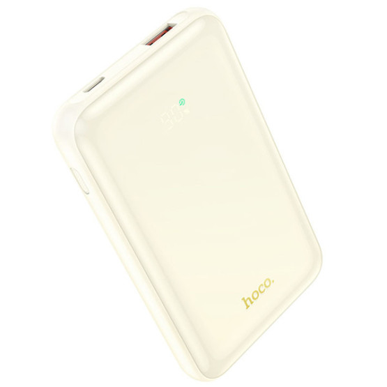Зовнішній портативний акумулятор Hoco Q21A Great 20000 mAh Milky White 22.5W+PD20W