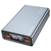 Зовнішній портативний акумулятор Borofone BJ40 Happy way 15 000 mAh Metal Gray 65W