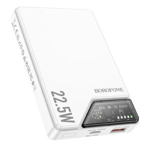 Зовнішній портативний акумулятор Borofone BJ49 Astute 10000mAh White
