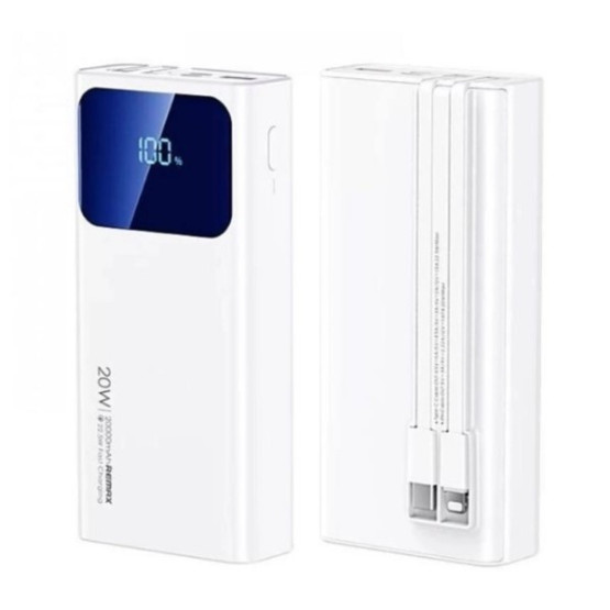 Внешний портативный аккумулятор Remax Voyage 20000mAh White 20W+22.5W PD+QC