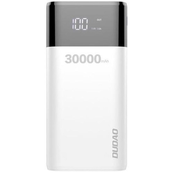 Внешний портативный аккумулятор Dudao K8Max 30000mAh White 15W