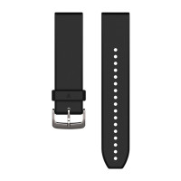 QuickFit 22 Watch Bands · Black Silicone