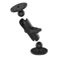 Кріплення RAM Mounts Universal Double Ball Mount with Two Round Plates · B Size Medium RAM